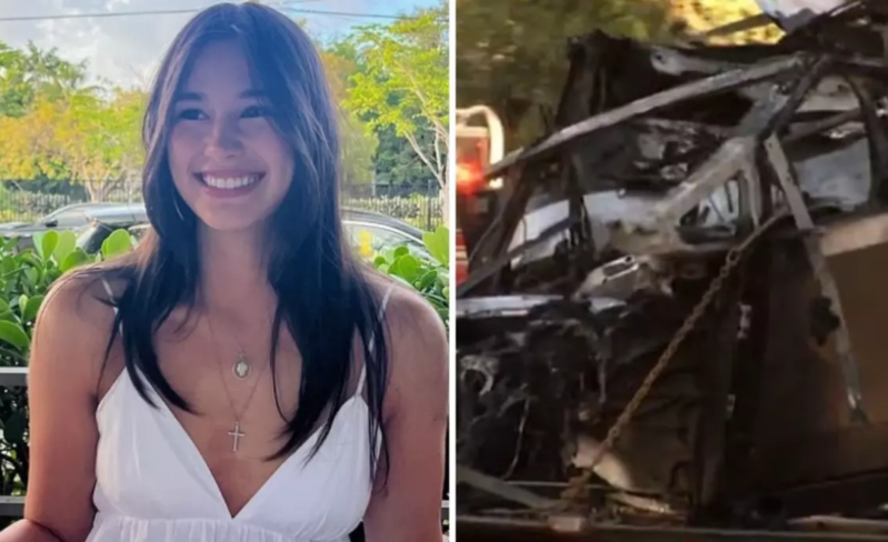 ABŞ-da dəhşətli Tesla qəzası: Qapılar kilidləndi, 19 yaşlı qız avtomobilin içində yanaraq öldü