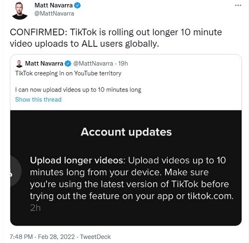 "TikTok"dan yeni funksiya: Artıq videolar...