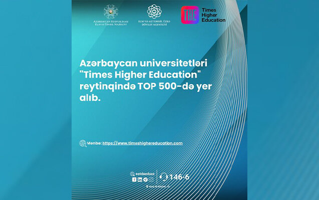 Bu universitetlərimiz TOP 500-də yer aldı