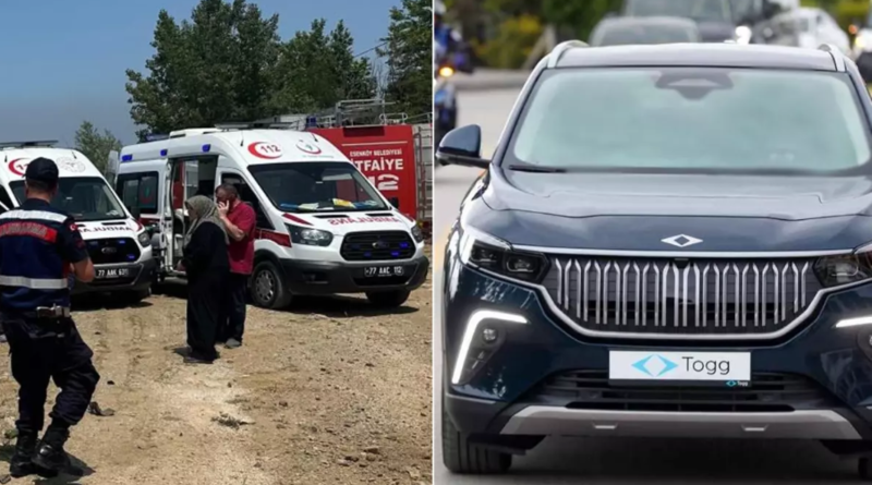 4 metr hündürlükdən aşan avtomobildə heç kəs ciddi xəsarət almadı