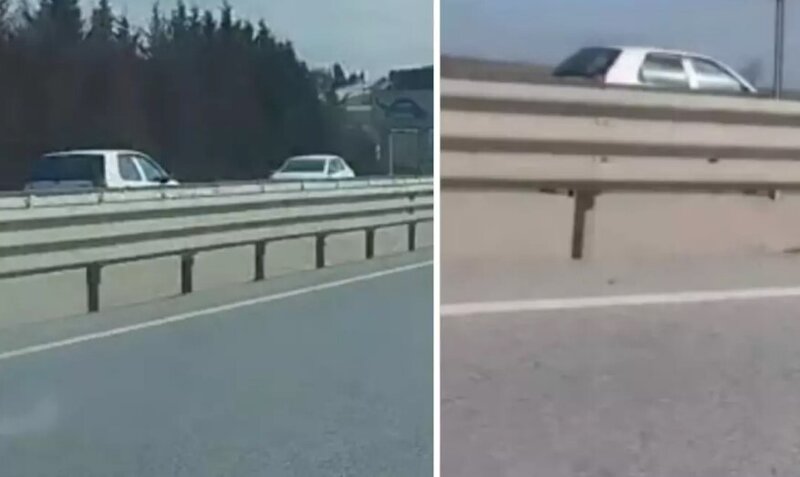 Yaşını eşidənlər heyrətə gəldi: Tərs yolda kilometrlərlə irəlilədi, tıxac yaratdı - VİDEO