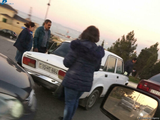 Bakıda zəncirvari qəza tıxac yaratdı - FOTO