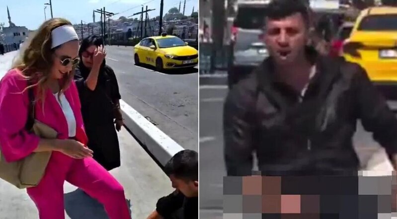 Turistlə mübahisə zamanı etik qaydaları pozan şəxslər saxlanıldı - VİDEO
