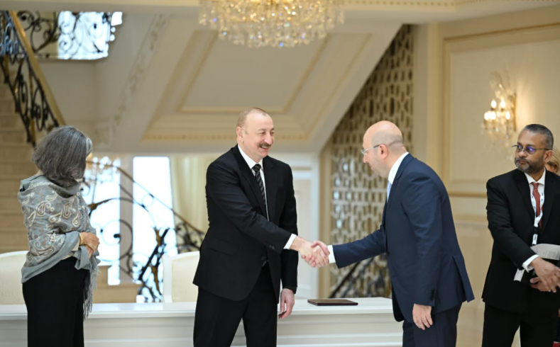 Prezident İlham Əliyev BMT-nin Məskunlaşma Proqramının icraçı direktorunu qəbul edib - FOTO