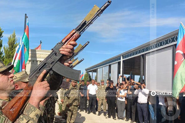 Şəhid Səfiyar Məmmədov Goranboyda torpağa tapşırıldı - FOTO