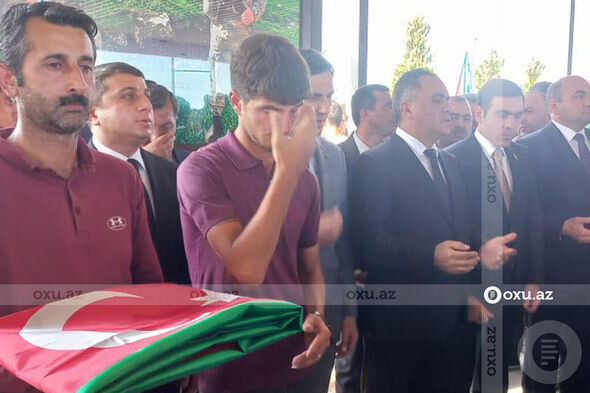 Şəhid Səfiyar Məmmədov Goranboyda torpağa tapşırıldı - FOTO