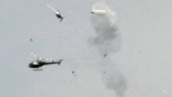 Səmada iki helikopter toqquşdu-13 hərbçi həlak oldu