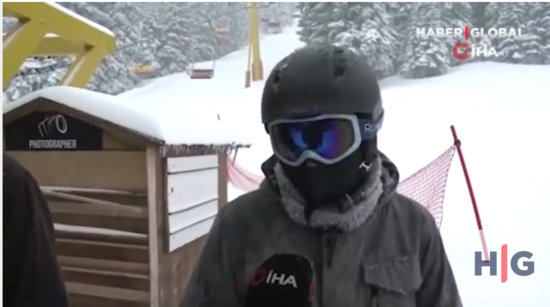 Aprelin ortalarında Uludağda qar sürprizi - VİDEO