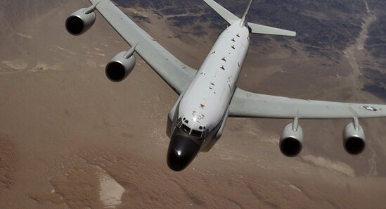 ABŞ kəşfiyyat təyyarəsi Azərbaycan sərhədində