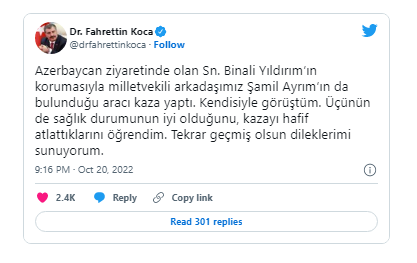 Binəli Yıldırım və Şamil Ayrımın avtomobili Azərbaycanda qəzaya düşdü - YENİLƏNİB + FOTO/VİDEO