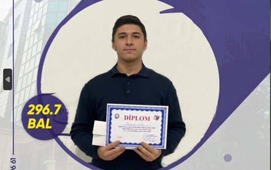 Buraxılış imtahanında ən yüksək balı o topladı