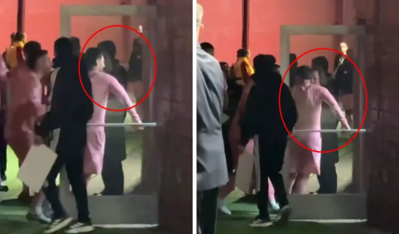 Yarışda uduzan Messi hakimin otağına girib görün nə etdi - VİDEO