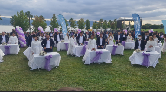 46 cütlüyün kütləvi toy mərasimi keçirildi - FOTO