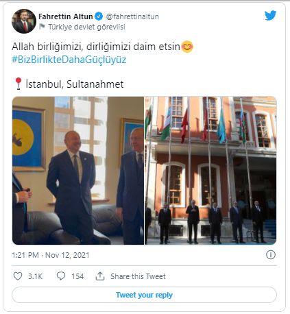 Prezident İlham Əliyev Türk Şurasının yeni binasının açılışında - FOTO