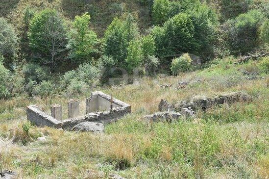 Ermənilərin viran qoyduğu Kəlbəcərin Armudlu kəndindən görüntülər - FOTO