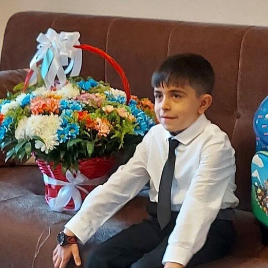 Birinci sinfə gedən şəhid övladları - FOTO