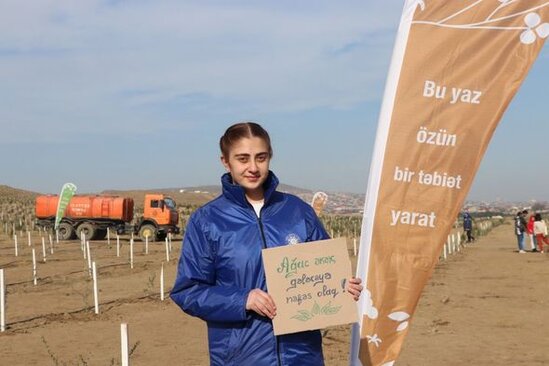 Bakıda "Yaşıl Marafon" aksiyası: İki mindən çox ağac əkildi - FOTO