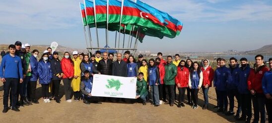 Bakıda "Yaşıl Marafon" aksiyası: İki mindən çox ağac əkildi - FOTO