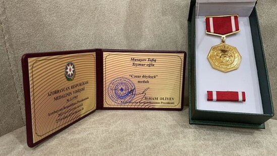 Genaral Tofiq Musayevə medal təqdim etdi - FOTO/VİDEO