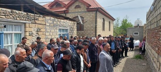 Ukraynada həlak olan azərbaycanlı dəfn edildi - FOTO