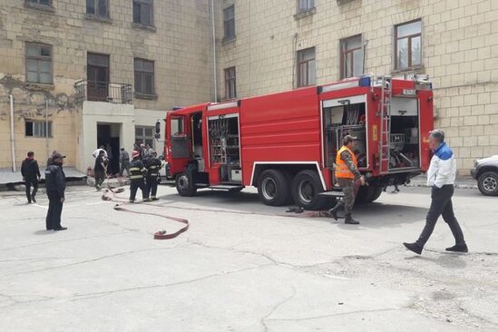 "Azərbaycanfilm" kinostudiyasında yanğın olub