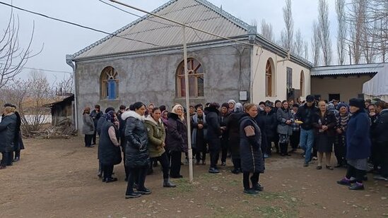 Şəhid Eşqin Hüseynov ilə vida mərasimi keçirilir - FOTO