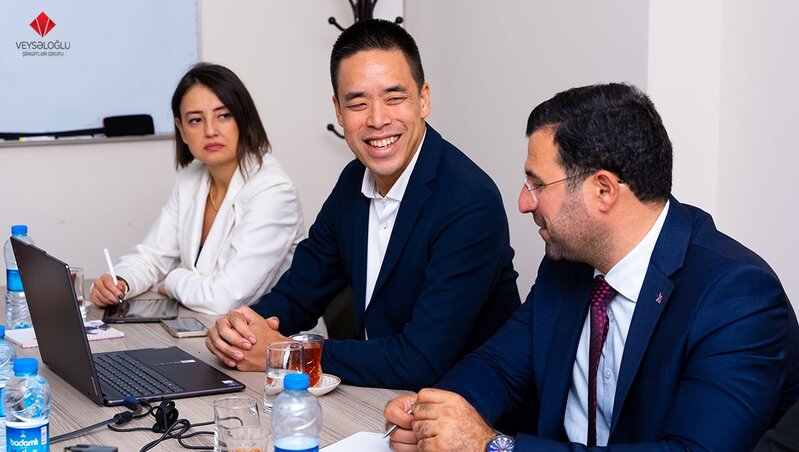 Türkiyənin aparıcı fintex şirkətinin nümayəndələri Veysəloğlu Şirkətlər Qrupunda olub - FOTO