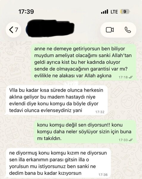 Qaynananın yeni evli gəlinə yazdığı mesajlar viral oldu - FOTO