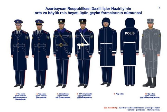 Azərbaycan polisinin yeni geyimi