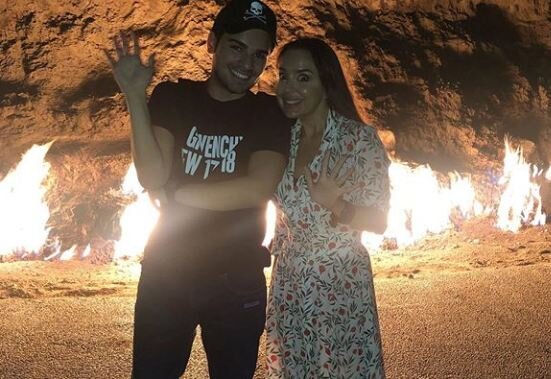 Mədət Quliyevin oğlu Leyla Əilyeva ilə bir arada - FOTOLAR