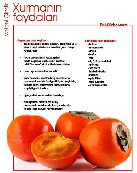 Xurmanın faydaları