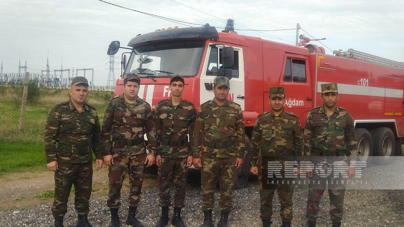 Qarabağa yanğınsöndürmə briqadası göndərilib - FOTO