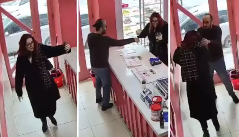 Məşhur sosial media fenomeni əlində telefonla dükana girib etdiklərinə görə tənqid olunur - VİDEO