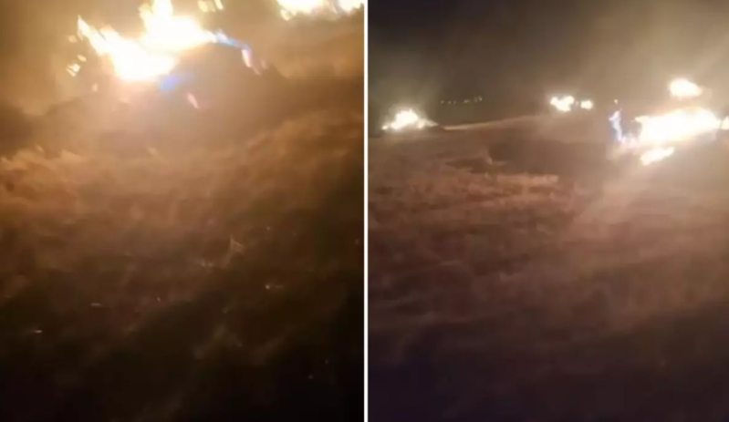 Bu kənddə nələr baş verir? Hər gecə bir ailəyə aid ot və taxıl yığınları yandırılır - VİDEO