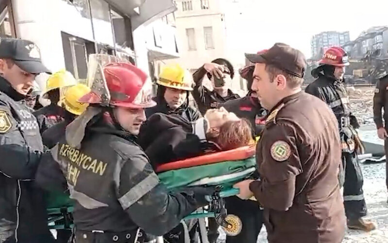 Partlayışda yaralananlar belə xilas olundu - Video - Fotolar