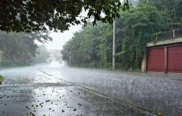 Şimşək çaxıb, leysan yağıb - FAKTİKİ HAVA