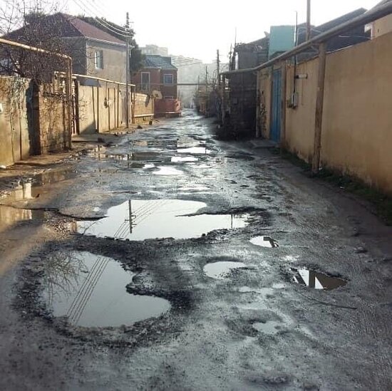 Məktəbləri birləşdirən bu yola nə zaman asfalt çəkiləcək? - ŞİKAYƏT - FOTOLAR