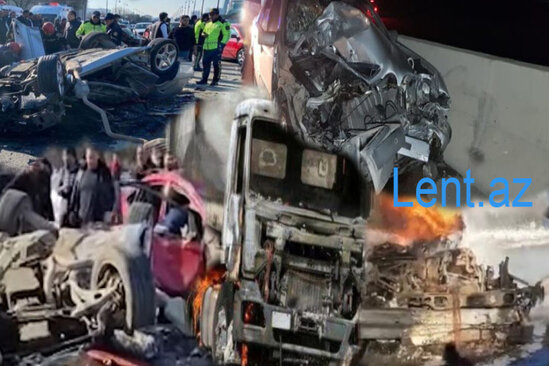 Bayram günlərinin yol terroru: 14 ölü