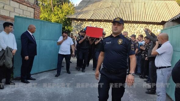 Zaqatalada şəhid Turan Məhərrəmovun dəfn mərasimi keçirildi - FOTO