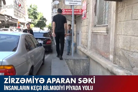 Zirzəmiyə aparan səkilər – VİDEO