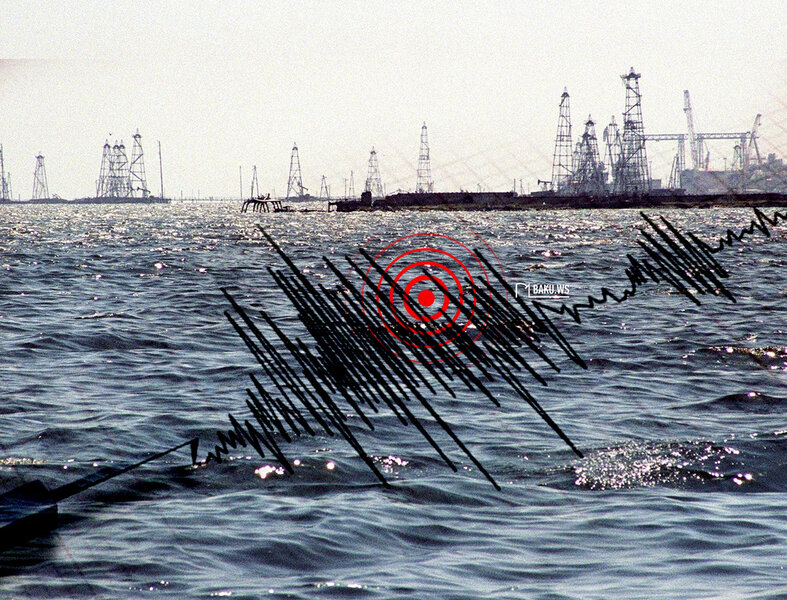 Xəzər dənizində zəlzələ olub